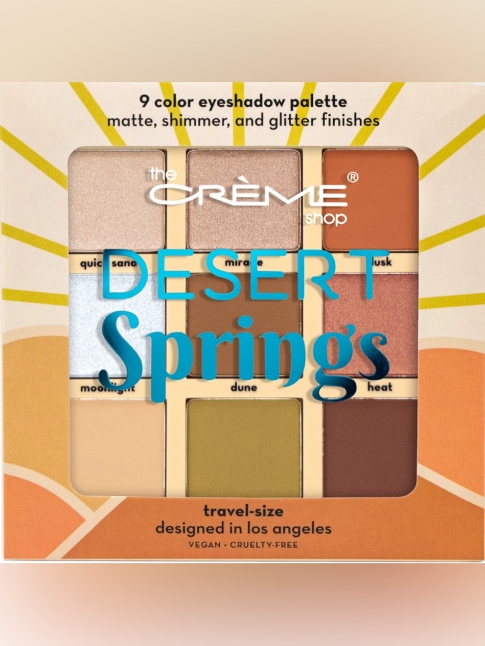 The Crème Shop Desert Springs Eyeshadow Palette NWT